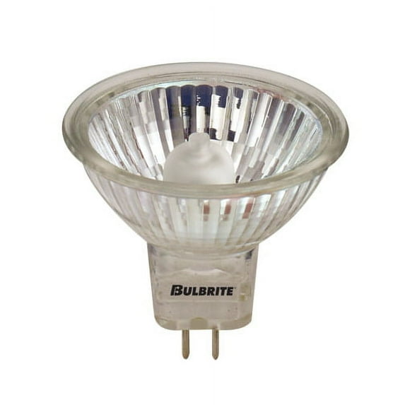 Bulbrite 50 Watt 24V Dimmable MR16 Lensed Flood Halogen Light Bulb with Bi-Pin (GU5.3) Base, 2900K Soft White Light
