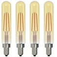 thumbnail image 1 of Bulbrite 862780 5W T8 Shape 2100K Dimmable Filament LED Bulb - Pack of 4, 1 of 7