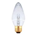 thumbnail image 1 of Bulbrite 60F15CL 60W Fiesta Style Chandelier Bulb, Medium Base, Clear, 1 of 2