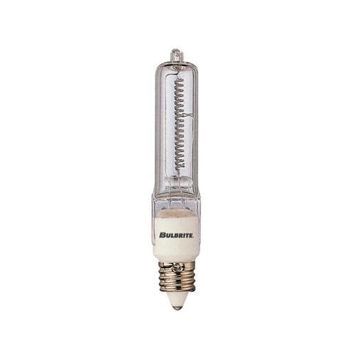 Bulbrite Q75CL/MC - 75W T4 JD HALOGEN CLEAR E11 120V