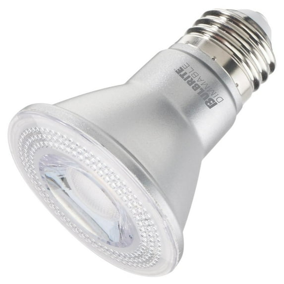 Bulbrite 7 Watt Dimmable PAR20 Wet Rated Narrow Flood LED Light Bulbs with Medium (E26) Base Base, 3000K Soft White Light, 500 Lumens