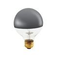 thumbnail image 1 of Bulbrite 712331-24PK - 100W - G25 - Medium Base - 120V - 2700K - 1,500Hrs - Clear Half Chrome - Incandescent Globe, 1 of 1