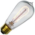 thumbnail image 1 of Bulbrite 776513 - 4 watt 120 volt ST18 2200K Medium Screw Base Curved Filament Dimmable (LED4ST18/22K/FIL-NOS/CURV/1890), 1 of 4