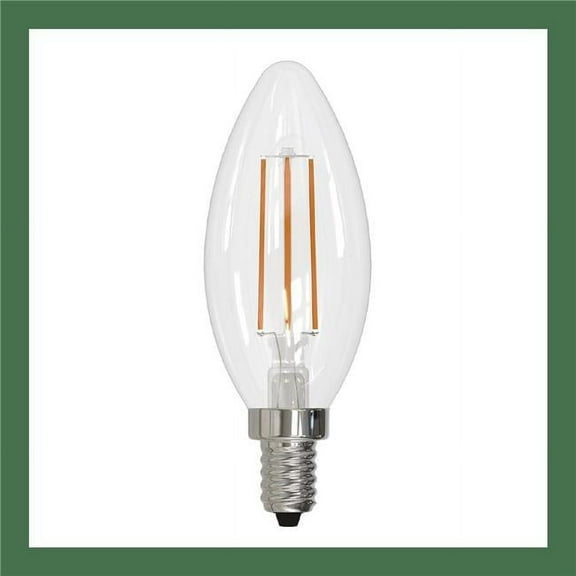 Bulbrite 776673 LED/B11/5W/CL/D/27K/4PK LED B11 5W Dimmable Filament Bulb - Clear Finish