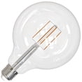 thumbnail image 1 of Bulbrite 776878 - LED8G40/27K/FIL/3 Globe Style Antique Filament LED Light Bulb, 1 of 1