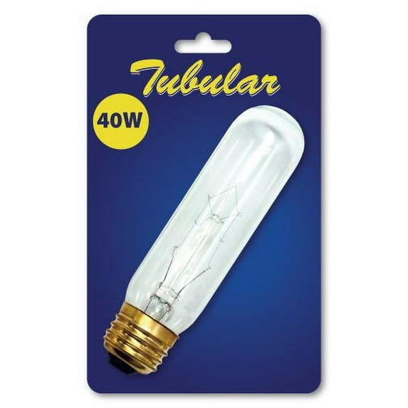 Bulbrite 784140 - B40T10C Clear Tubular Picture Light Bulb
