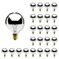 thumbnail image 1 of Bulbrite 861159 Pack Of (25) 40 Watt Dimmable G16.5 Candelabra (E12) Incandescent Bulbs -, 1 of 7