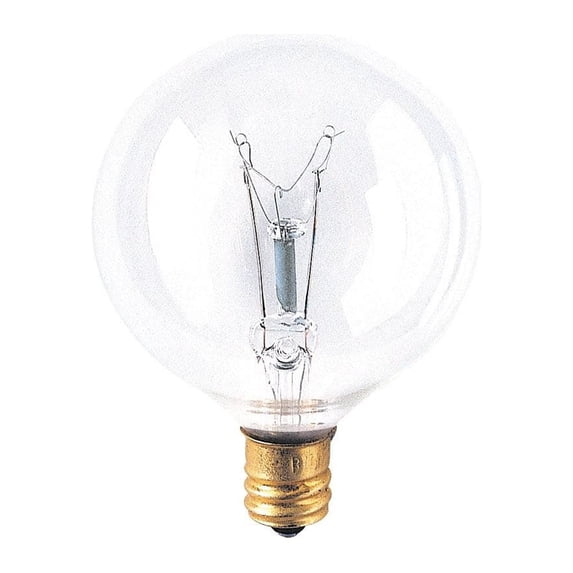 Bulbrite 861172 Pack Of (40) 15 Watt Vintage Edison Dimmable G16.5 Candelabra (E12)