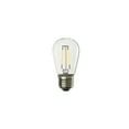 thumbnail image 1 of Bulbrite Pack of (4) 2.5 Watt Dimmable Clear S14 LED Light Bulbs with Medium (E26) Base  2700K Warm White Light  250 Lumens, 1 of 2