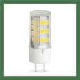 thumbnail image 1 of Bulbrite Pack of (2) 4.5 Watt 120V Dimmable Clear T6 LED Mini Light Bulbs with Bi-Pin (GY6.35) Base  3000K Soft White Light  400 Lumens, 1 of 2