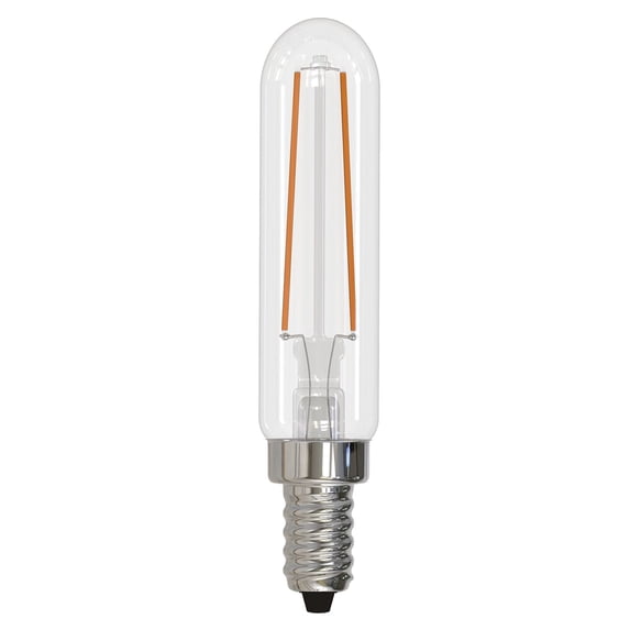 Bulbrite Pack of (4) 2.5 Watt Dimmable Clear Filament T6 Candelabra (E12) LED Bulb - 180 Lumens 2700K and 80 CRI