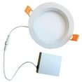 thumbnail image 1 of Bulbrite Pack of (2) 18 Watt 8'' Round Integrated LED Recessed Downlight with Metal JBOX and Baffle  2700K Warm White Light  1400 Lumens, 1 of 2