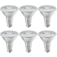 thumbnail image 1 of Bulbrite Pack of (6) 10 Watt Dimmable Flood PAR30LN Medium (E26) LED Bulb - 800 Lumens  3000K  and 80 CRI, 1 of 4
