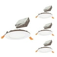 thumbnail image 1 of Bulbrite 862659 4" Integrated Led Wafer Canless Recessed Light - White, 1 of 7
