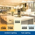 thumbnail image 1 of Bulbrite 862769 5W Dimmable T9 Shape 3000K Filament Basics LED Bulb, Clear - Pack of 8, 1 of 3