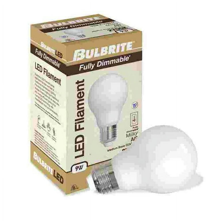 Bulbrite 60-Watt Equivalent G25 Milky Dimmable Decorative Filament LED Light Bulb Warm White (2-Pack) Bulbrite 60-Watt Equivalent G25 Milky Dimmable Decorative Filament LED Light Bulb Warm White (2-Pack)
