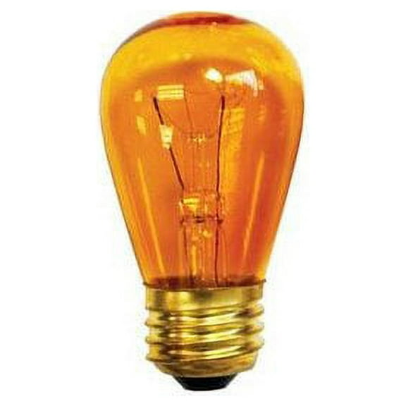 Bulbrite Industries 11W Transparent Amber String Replacement Light Bulb