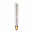 thumbnail image 1 of Bulbrite  Pack of (10) 9 Watt Dimmable Clear T6.5 Incandescent Light Bulbs with Candelabra (E12) Base, 2700K Warm White Light, 1 of 2