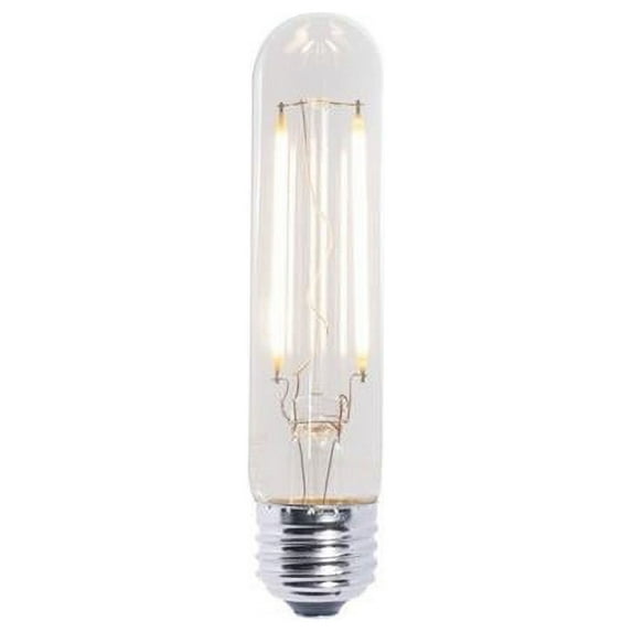 Bulbrite Pack of (2) 3 Watt Dimmable Clear Filament T9 Medium (E26) LED Bulb - 300 Lumens, 2700K, and 80 CRI