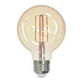 thumbnail image 1 of Bulbrite Pack of (2) 5 Watt Dimmable Antique Filament G25 Medium (E26) LED Bulb - 2200K and 80 CRI, 1 of 2