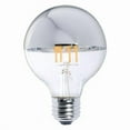 thumbnail image 1 of Bulbrite Pack of (2) 5 Watt Dimmable Half Chrome G25 LED Light Bulbs with Medium (E26) Base  2700K Warm White Light  450 Lumens, 1 of 6