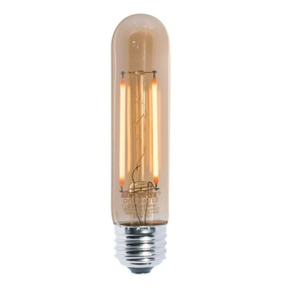 Bulbrite Pack of (2) Dimmable Antique Filament T9 Medium (E26) LED Bulb 5Watt- 350 Lumens, 2100K, and 90 CRI