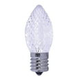 thumbnail image 1 of Bulbrite Pack of (25) 0.6 Watt Clear C7 LED Light Bulbs with Candelabra Screw (E12) Base  2700K Warm White Light, 1 of 3