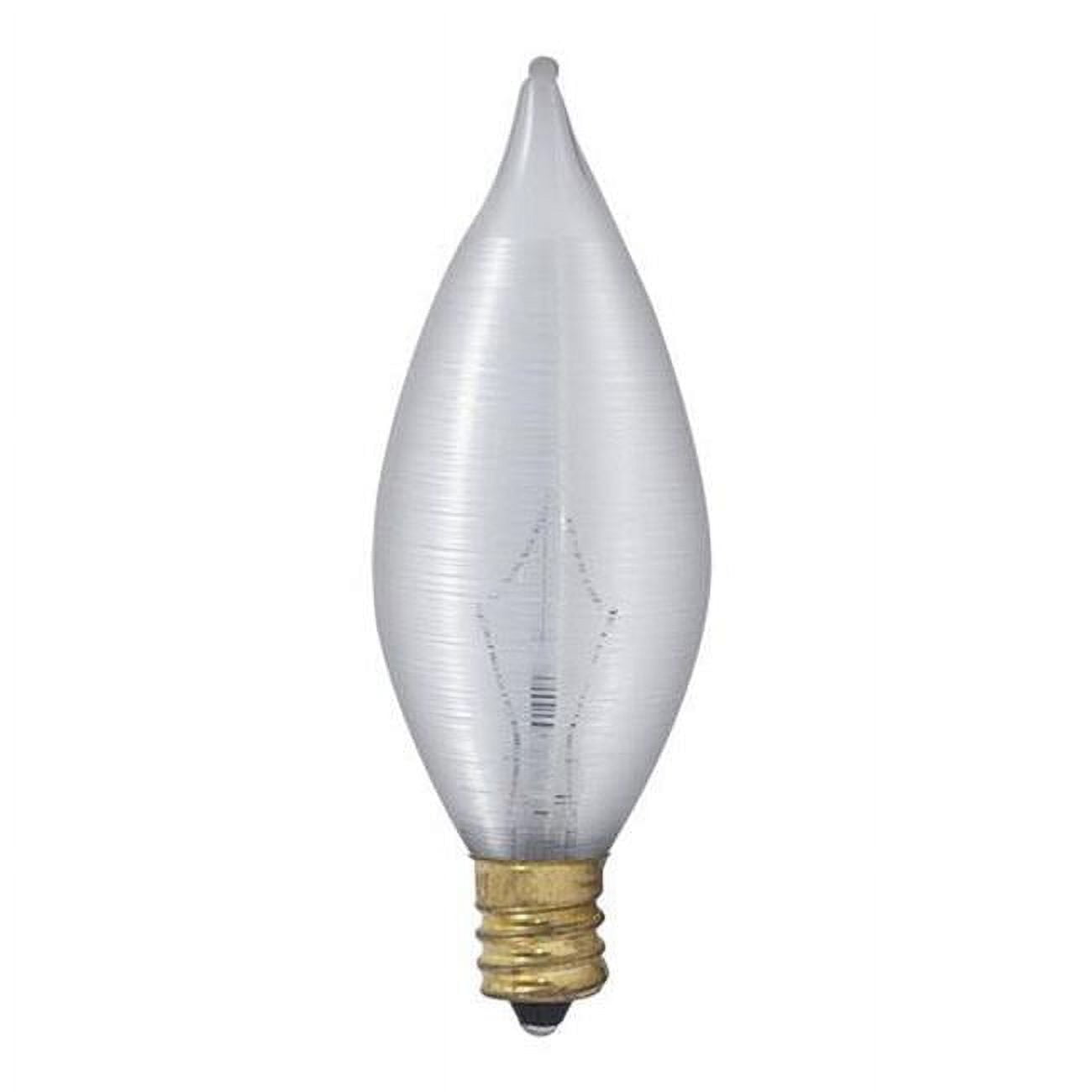 Bulbrite Pack of (25) 25 Watt Dimmable Satin Finish C11 Spunlite Incandescent Light Bulbs with Candelabra (E12) Base