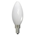 thumbnail image 1 of Bulbrite Pack of (4) 3.6 Watt Dimmable Milky Finish B11 Candelabra (E12) LED Light Bulb - 300 Lumens, 2700K, 1 of 8