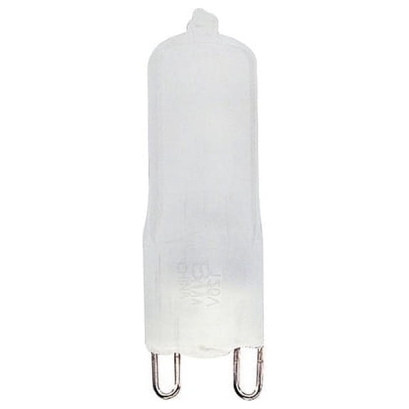 Bulbrite Pack of (5) 120V Dimmable T4 Halogen Mini Light Bulbs with Bi-Pin (G9) Base, 2900K Soft White Light Clear 60 Watt
