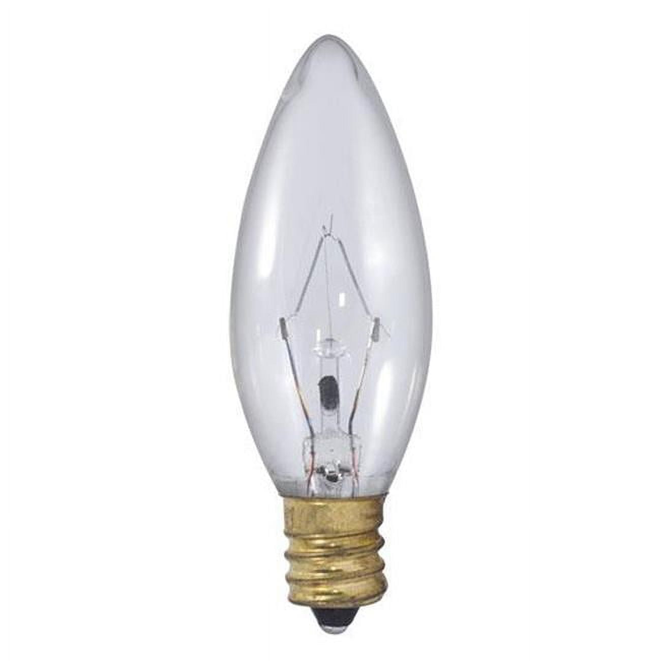 Bulbrite Pack of (50) 15 Watt Dimmable Clear B8 Candelabra (E12) Incandescent Bulb 861984
