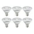 thumbnail image 1 of Bulbrite Pack of (6) 10 Watt Dimmable Flood PAR30SN Medium (E26) LED Bulb - 800 Lumens, 2700K, and 90 CRI, 1 of 3