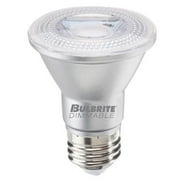 Bulbrite Pack of (6) 7 Watt Dimmable Narrow Flood PAR20 Medium (E26) LED Bulb - 500 Lumens 2700K and 80 CRI