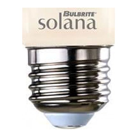 Bulbrite Solana 2-Pack 40 Watt Equivalent A19 Smart WiFi Connected 90CRI LED Light Bulb, Milky Finish