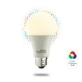 thumbnail image 1 of Bulbrite  Solana 60 Watt Equivalent A19 Smart WiFi Connected LED Light Bulb, Frost Frost,Tunable White/Multi-Color, 1 of 9