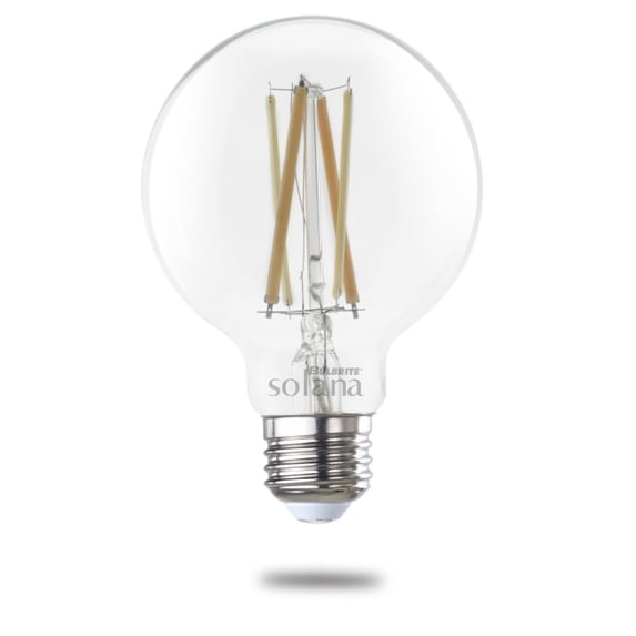 Bulbrite Solana 60 Watt Equivalent G25 Smart WiFi Connected 90CRI LED Edison Filament Light Bulb