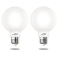 thumbnail image 1 of Bulbrite  Solana Smart LED G25 60W Equivalent Tunable WIFI Light Bulb, Milky, 2PK - 2200K-6500K, 1 of 5