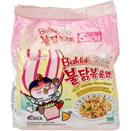 Buldak Cream Carbonara Spicy Chicken Ramen