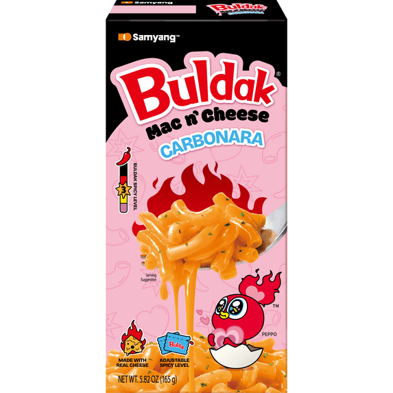 Samyang Foods Buldak boxed mac and cheese - Carbonara — product image