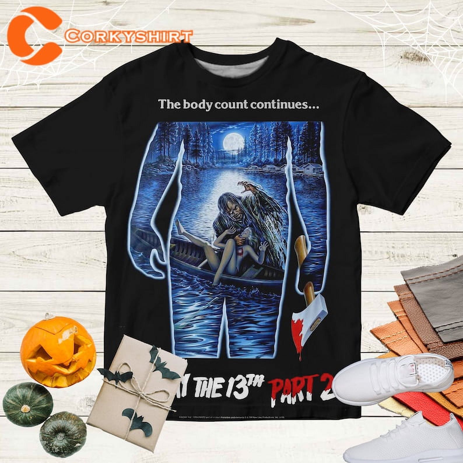 Bule Friday The 13th American Horror Franchise 3d Tee Horror Shirt Fan ... Friday the 13th Bule Friday The 13th American Horror Franchise 3d Tee Horror Shirt Fan ...