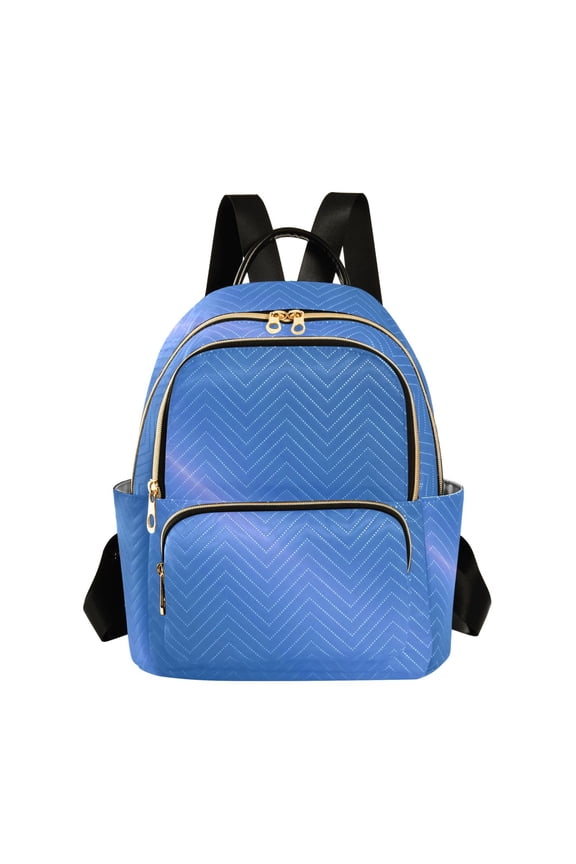 Bule Halo Fashion Backpack Quilted Lightweight Women Travel Daypack 8.5L