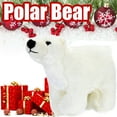 thumbnail image 1 of BuleStore  Christmas Cuddle Plush Polar Bear Stuffed Animal Toys Kawaii Floppy Collection, 1 of 6