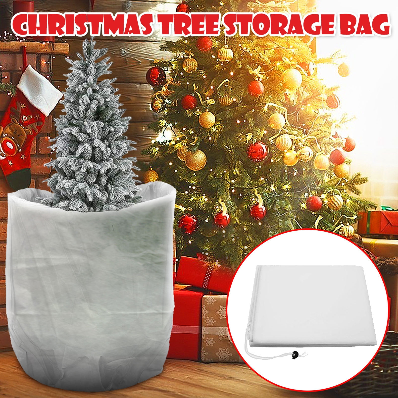 BuleStore Christmas Tree Disassembly Storage Bag Recyclable Plastic