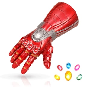 Bulex Kids Light‑Up Red Infinity Glove, Halloween Cosplay Costume Accessory for Party Role‑Play