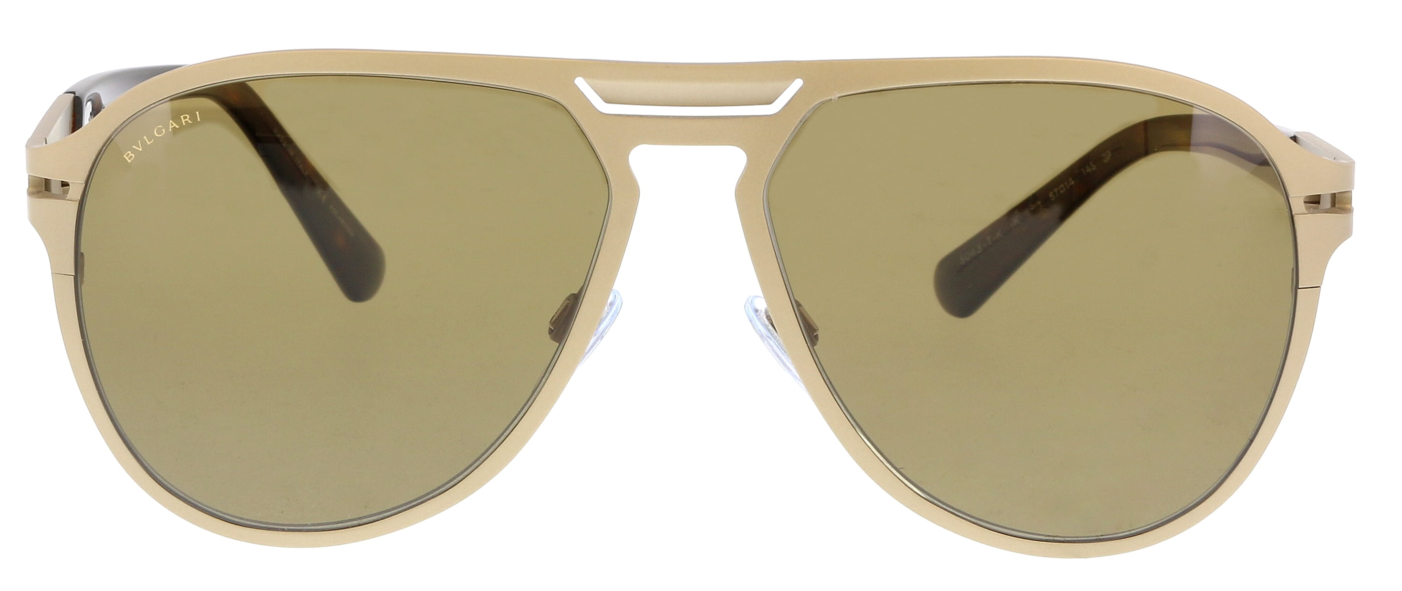 Bulgari BV5043TK 203983 Gold Aviator Sunglasses for Mens