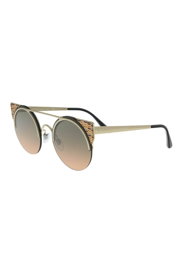 Bulgari BV6088 202218 Matte Pale Gold Cat eye Sunglasses for Womens