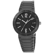 Bulgari BVLGARI BVLGARI Automatic Black Dial Stainless Steel Mens Watch 103540