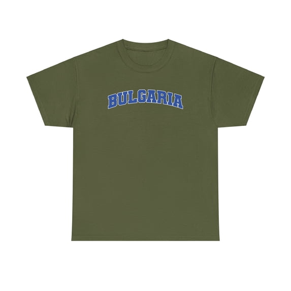Bulgaria Bulgarian Shirt Gifts Tshirt Crew Neck Short Sleeve