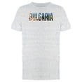 thumbnail image 1 of Bulgaria Country Name With Photo Tee Men's -Image by Shutterstock, 1 of 1