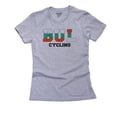 thumbnail image 1 of Bulgaria Cycling - Olympic Games - Rio - Flag Women's Cotton Grey T-Shirt, 1 of 2